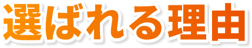 選ばれる理由
